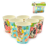 VASO POLIPAPEL LA GRANJA X 6